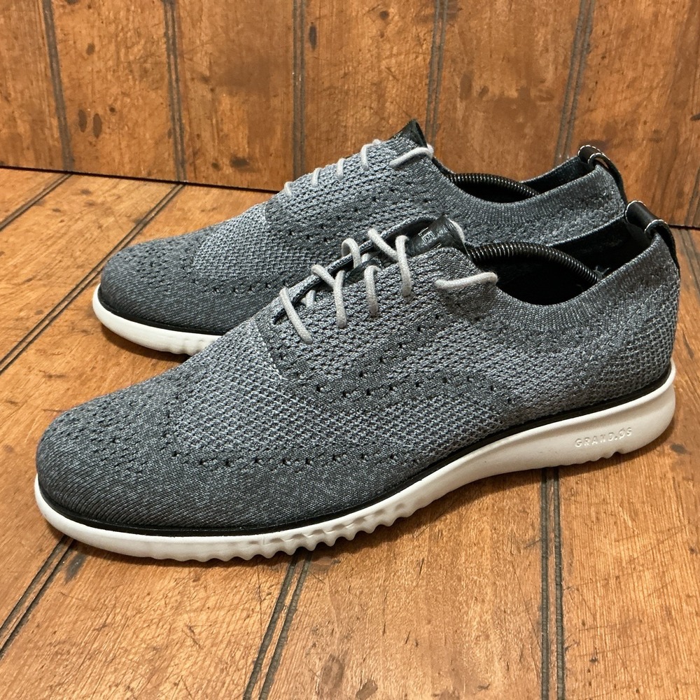 Cole Haan 2.Zerogrand Stitchlite Mens Size 11 M Oxford Grey Dress Shoes C27565